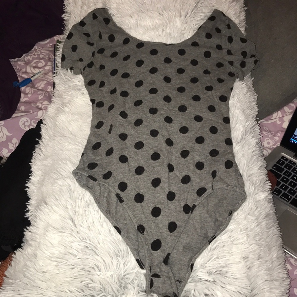 Polka dot onesy!